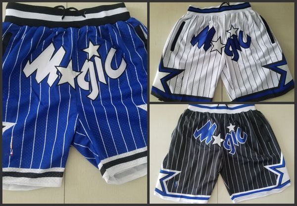 

orlando magic 1997-98 just don hardwood nba men basketball shorts, Black