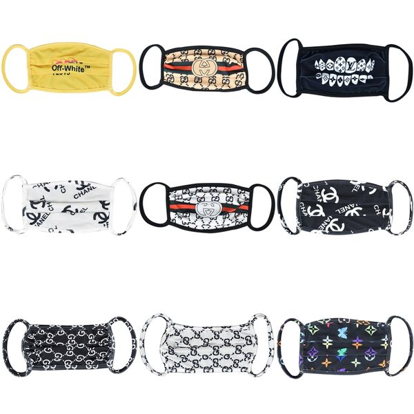 

new cartoon face masks kids full printing cartoon cotton sunscreen multicolor dustproof breathable protective mask mix styles hh9-3036#124