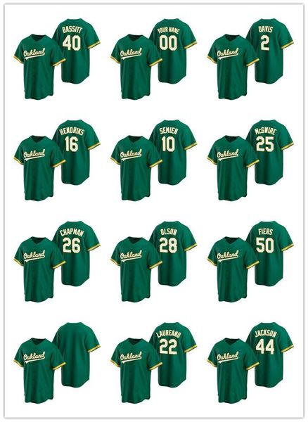 

#13;oakland athletics men women youth 26 matt chapman 3 khris davis alternate 2020 baseball jersey, Black