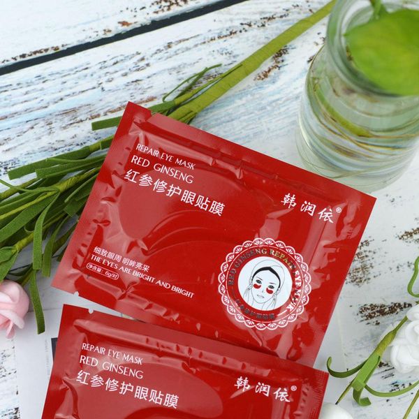 

Deep water supplement Red ginseng extract Acne treatment Black face Skin Care Easy absorb Mascarilla Crystal Collagen Wholesale eye masks