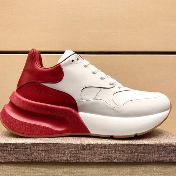 

oversized runner men 's shoes fast delivery zapatillas hombre fashion brands type comfortable breathable sports lace -up casual men sh, Black