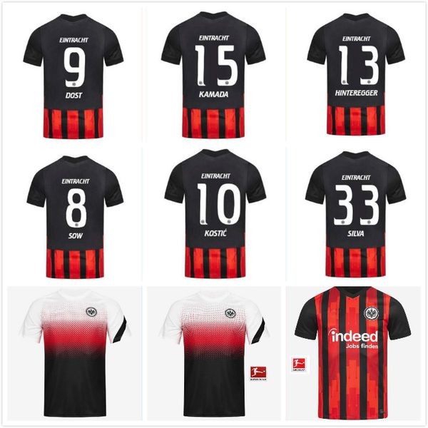 

20 21 айнтрахт футбол джерси silva costa 2020 2021 frankfurt главной дост свиноматку kostic hinteregger камада men kids kit футбол рубашки, Black;yellow