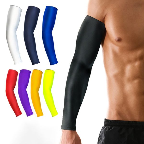 

1pc arm sleeve long breathable sunshade protective hand elbow protection cover outdoor cycling arm warmers, Black;gray