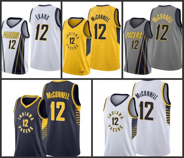 

Indiana Pacers Tyreke Evans Men City Basketball Jersey