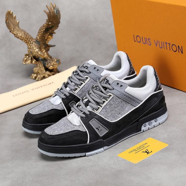 

new17 fashion men's shoes casual comfortable breathable sports men's shoes high-end business work travel men's shoes zapatos, Black