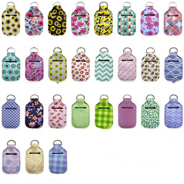 

hand sanitizer bottle holder chapstick holder perfume bottle cover lipstick covers printed hand soap bottle holder keychain cover bag bwf569