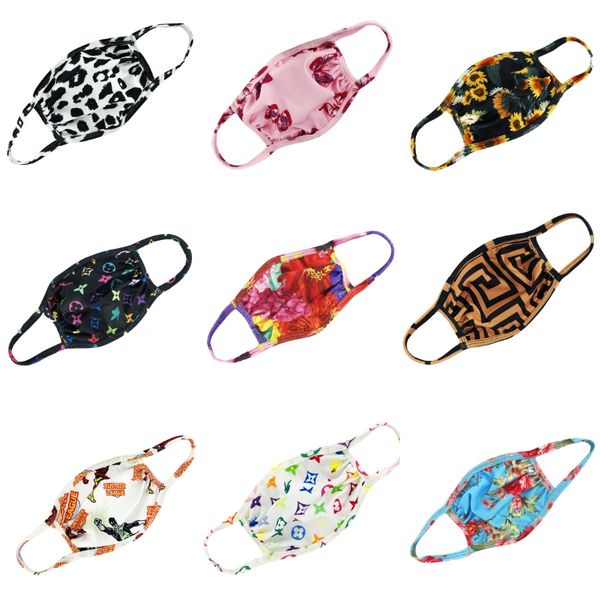 

black cotton mout fa mask anti dust pm2.5 elastic earloop masks for cildr#526