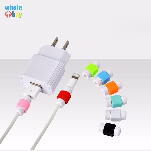 1000 teile/los Silikon Wicklung Clips USB linie Daten Kabel Schutz Kabel Schutz Wickler für Handy Daten linie Kopfhörer Linie Wicklung werkzeug