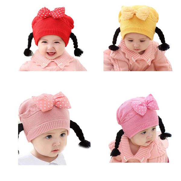 

детские winter hat малыши baby boy девушка infant зима теплая дети cap hat beanie cap мальчики девочки новорожденный фото, Yellow