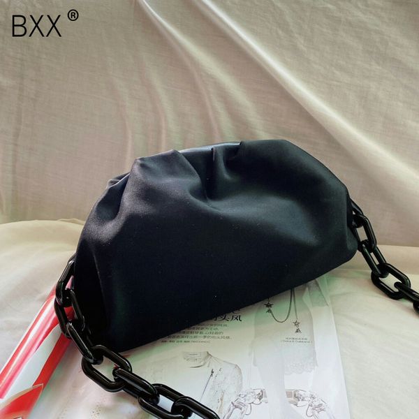 

bxx] pu leather acrylic chain clouds bags for women 2020 spring small lady shoulder messenger bag female travel handbags hl235