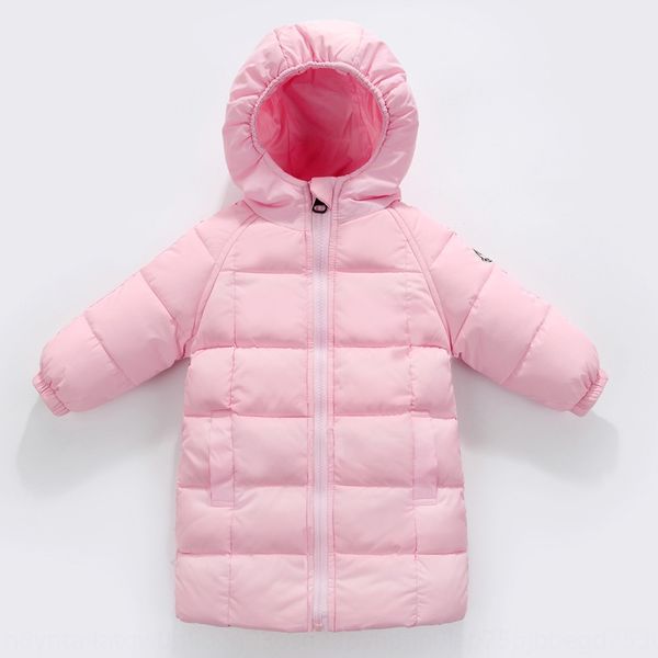 

bxmfz детская куртки вниз jacketcotton-проложенных одежды пуховика средней длиной утолщенной с капюшоном от сезона специальной цена 2019 зим, Blue;gray