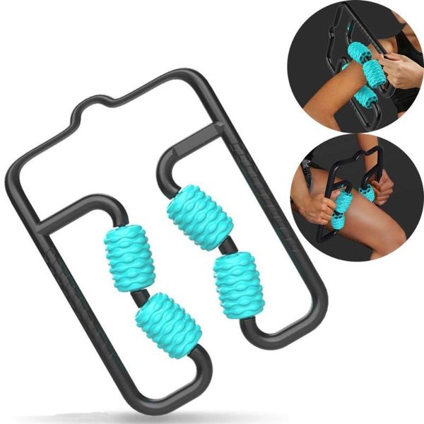 

procircle 4-point foam roller massager massage stick muscle pressure point massage tool deep tissue massager hand arm and leg