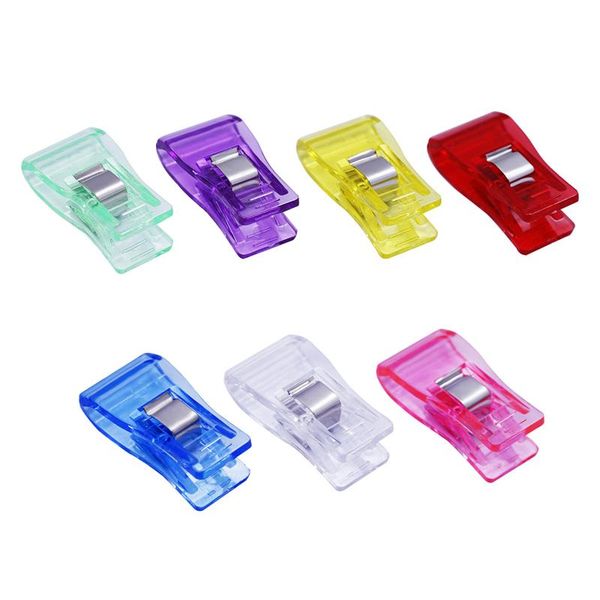 

Mayforest New 10pcs Job Foot Case Multicolor Plastic Clips Hemming Sewing Accessories DIY Crafts Patchwork Sewing Clip