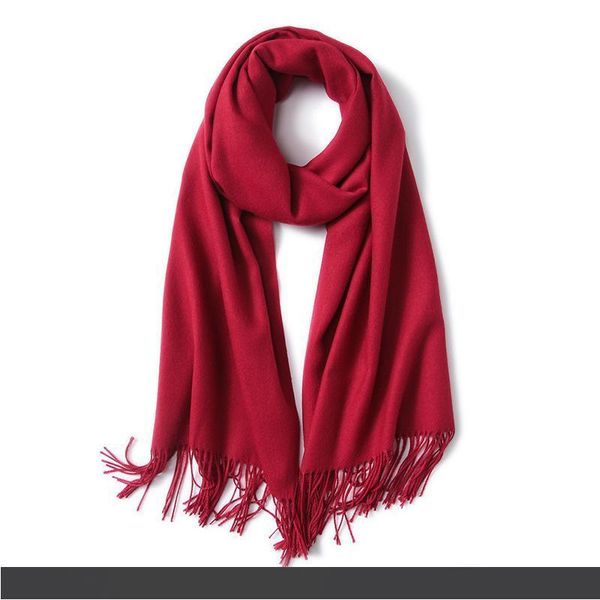 

autumn and winter new oumeifeng gift scarf women pure color warm shawl dual purpose manufacturers wholesale, Blue;gray