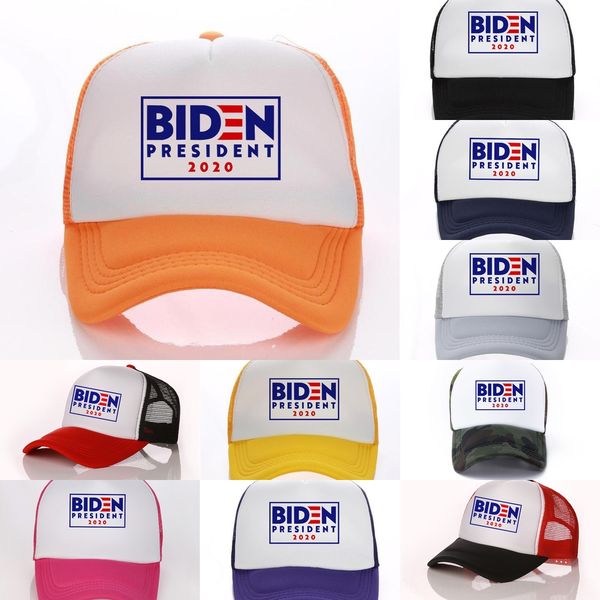 

erhgw fashion biden 2020 style arrival 100% cotton donald mesh baseball caps&hats in spring and summer classic new sunhats, Blue;gray