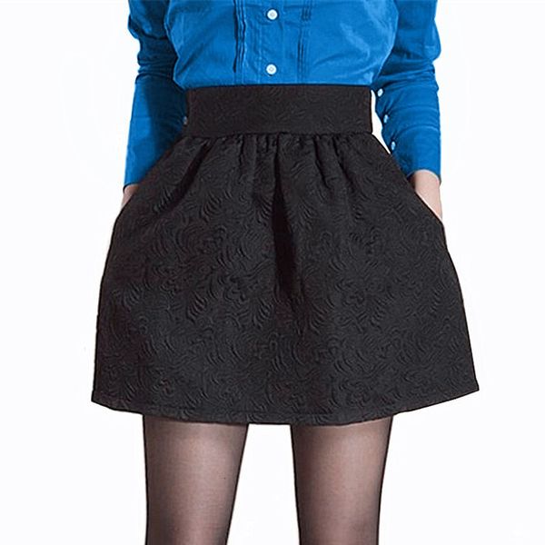 

fashion 2020 spring summer skirt womens puff midi skirts vintage high waist slim short tutu skirt women faldas color black