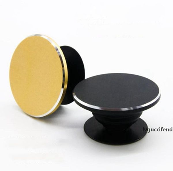 

10pcs universal metal expandable grip cell phone holder stand bracket magnetic adsorption function expanding grip phone holder blue package