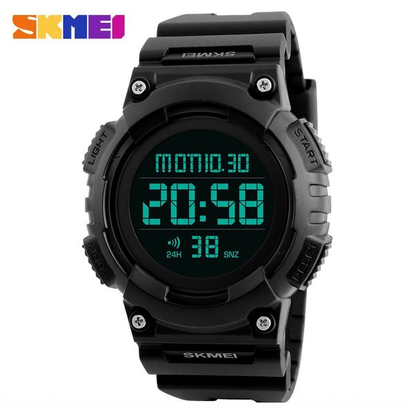 

shimei outdoor multi-functional digital men's meter luminous meter luminous watch waterproof mountaineering sports watch, Blue