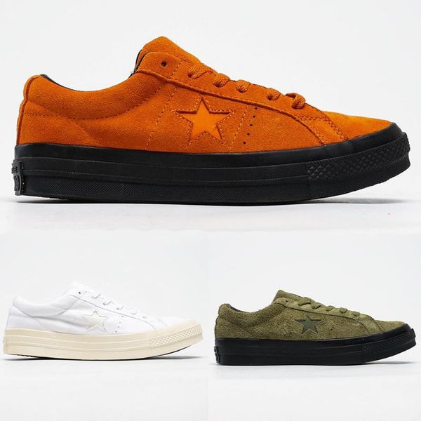 

one star ox pinstripe casual shoes 1970s all star chuck 70 men women canvas shoes all-match vulcanized sneakers low outdoor sports shoe, Black