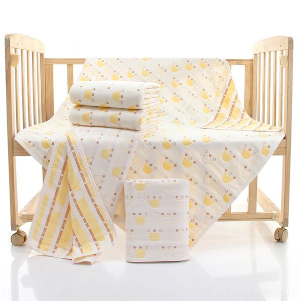 

six-layer gauze bath quilt organic cotton six-layer bath towel four-layer summer small crown baby baby towel quilt