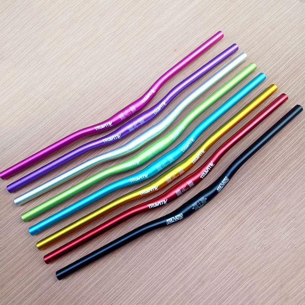 

h3tsf mountain bike horizontal accessories aluminum speed-down swallows color mountain bike aluminum alloy h alloy handlebar frosted handleb