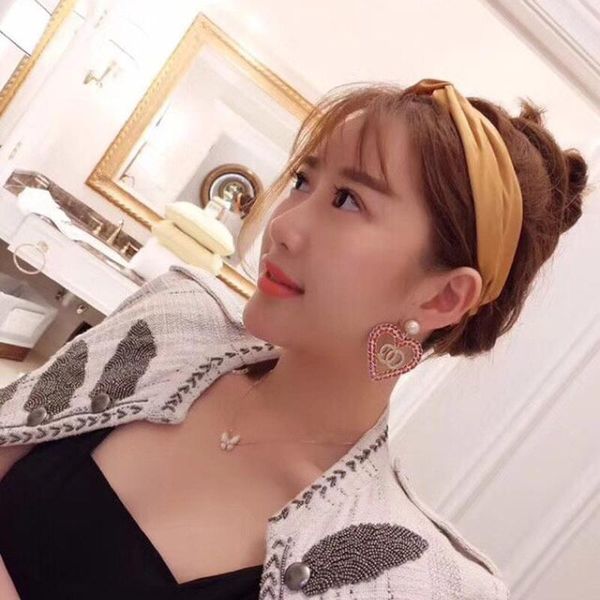 

c2259 new fashion love jewelry colored ribbon letter earrings full of girls heart party gifts wholesale accessories, Golden;silver