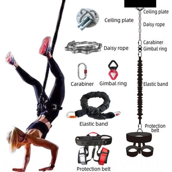 

exercise vitality magic belt hanging in the air yoga elastic training magic rope yoga suit combination safety belt