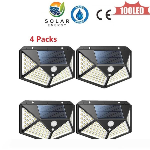 

high power luz solar 100 leds waterproof ip65 outdoor solar garden light sunlight led solar light for grassland landscape lighting 4