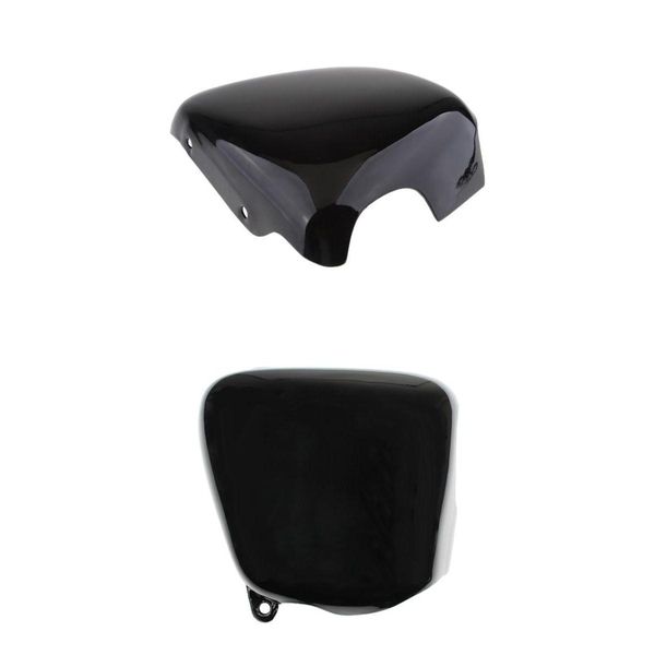 

2x battery cover for triumph bonneville t100 2001-2015 glossy black