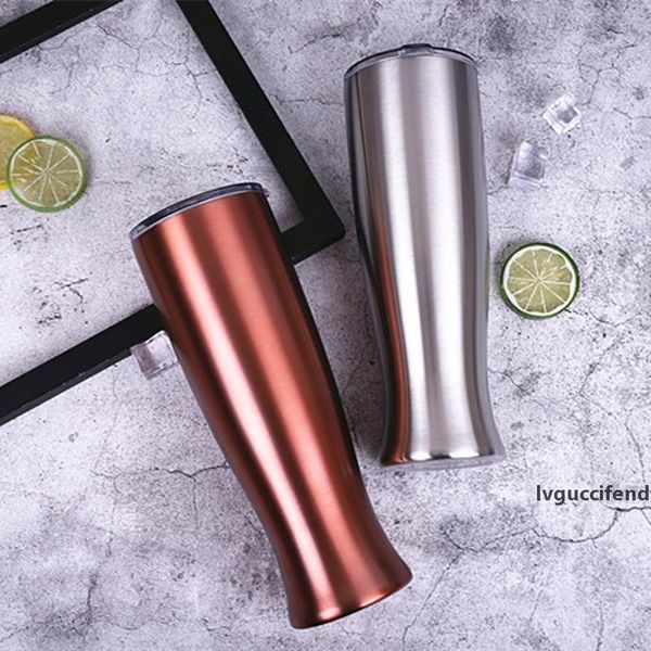 

20oz vase cup stainless steel water flask double wall insulated drinking glasses heatproof vacuum mug with lid a02