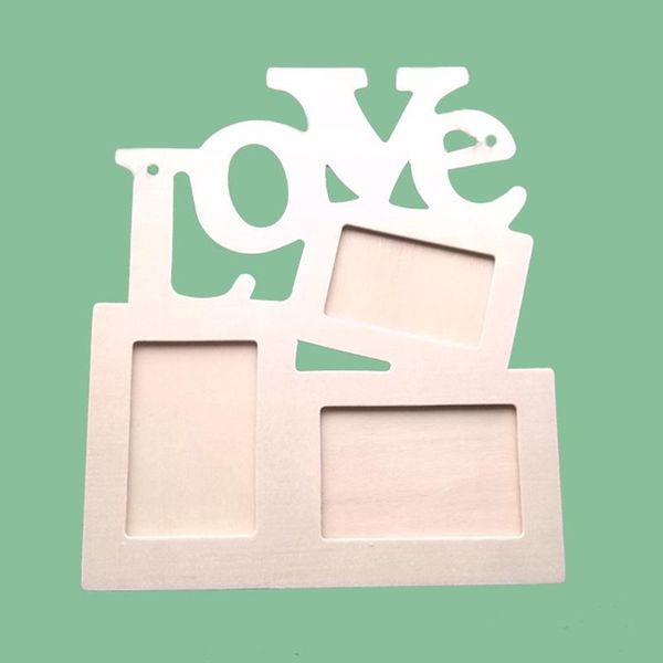 

hollow tri-ply wood blank love diy painting picture p frame background wall home decor diy art ornament