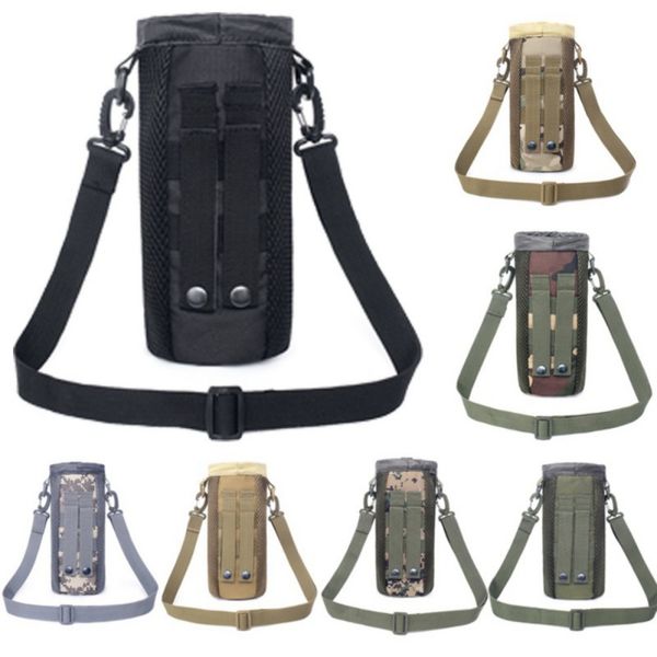 

500мл tactical molle бутылки воды мешок нейлона столовая крышка кобуры открытый путешествие чайник сумка st