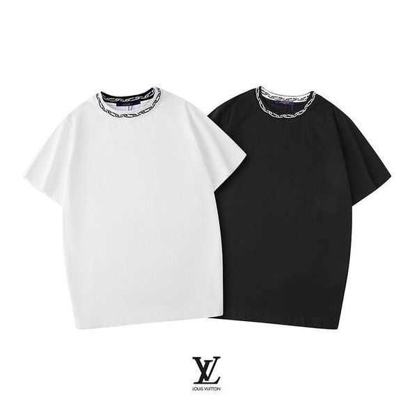 

2020 brand men's women's t-shirt men's printed with brand letter pattern luxury short sleeve t-shirt men's women&#03, White