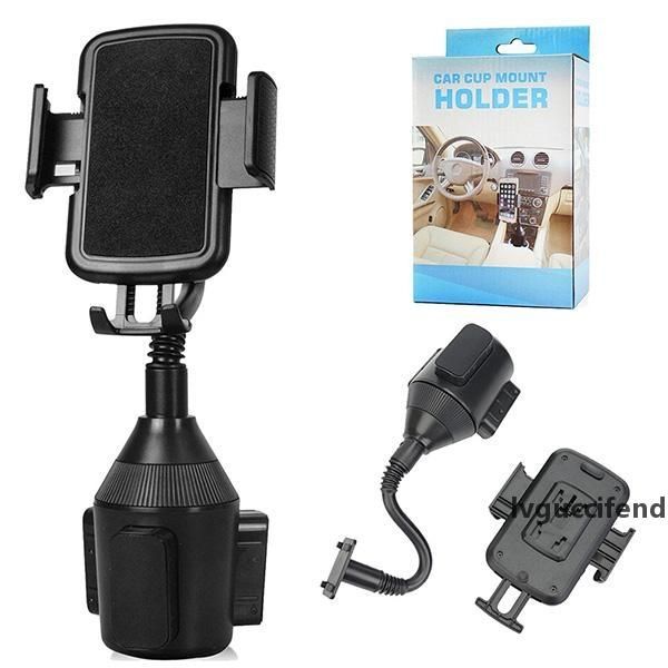 

eco-friendly car phone holder for iphone x max xr xs 8 7 6 plus gps 360 degree car cup holder stand cradle mount