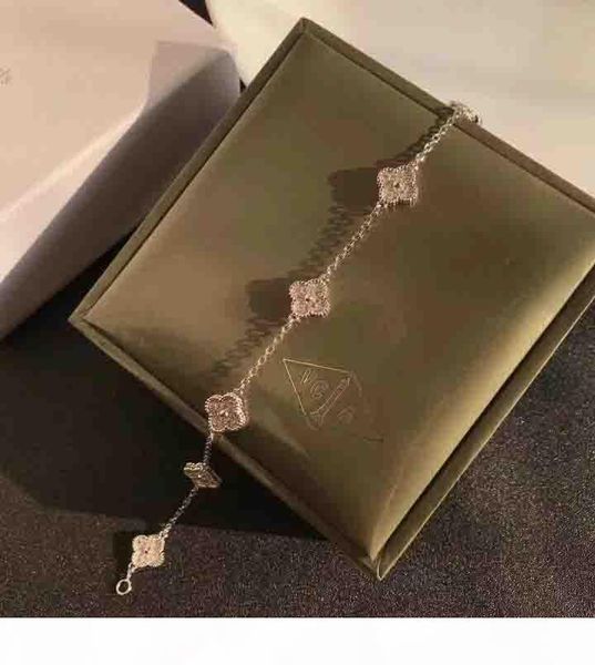 

new arrival s925 sterling silver mini flower pendant necklace with all diamonds for women wedding necklace bracelet gift jewelry shi