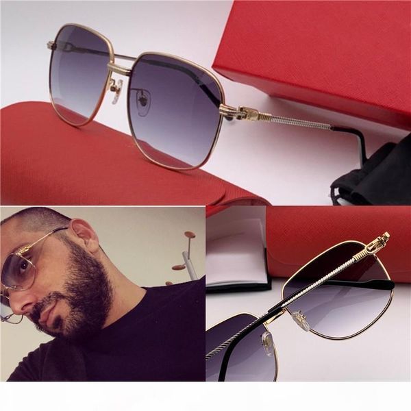 

new fashion luxury designer sunglasses classic square frame popular simple selling style uv 400 protection eyewear 0299, White;black