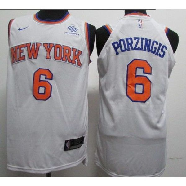 

new nick porzingis sw fan jersey aj4630-4 stitched basketball jerseys, Black;white