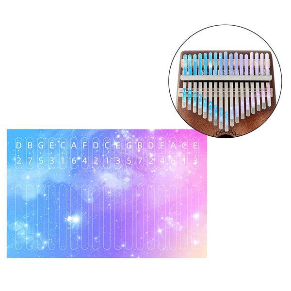 

kalimba 17 key note sticker for beginner learner musical gifts