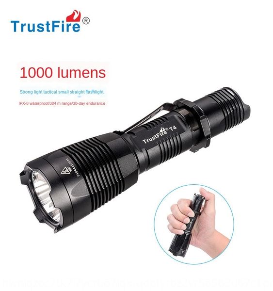 

trustfiret4 тактического сплава жесткого глинозема led открытые охоты 1000 люмена длинного выстрел фонарик фонарик