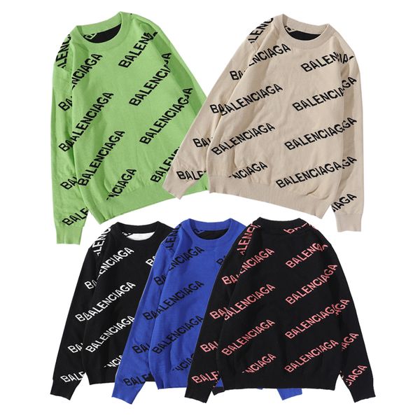 

letters mens sweater pullover men new hoodie long sleeve active sweatshirt letter embroidery knitwear winter clothing 2020 wholesale, Black;brown
