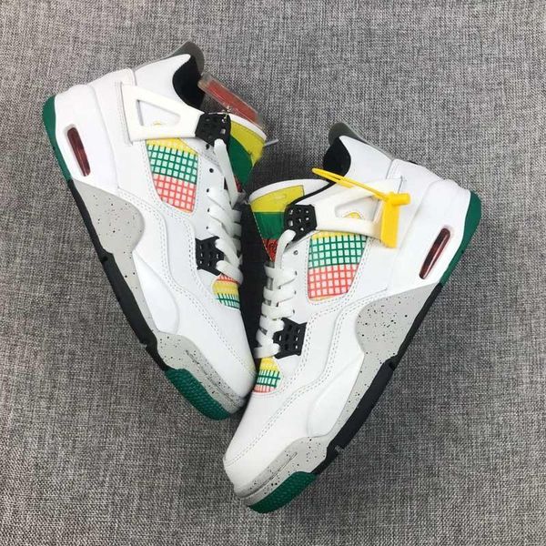 

lucid 2020 j4 new arrival green j4s basketball shoes mens 4 sports sneakers wholesale drop ship