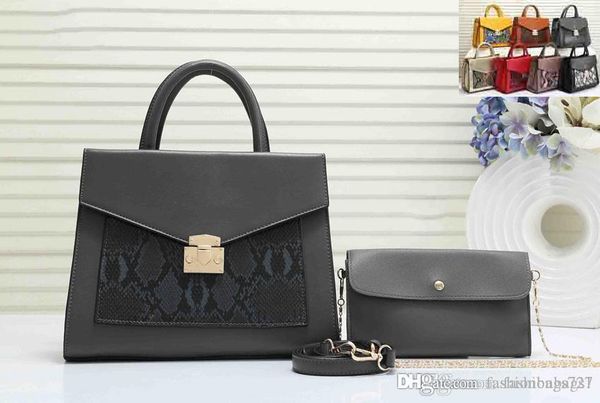 

designer shoulder bag woman tote fasion bag backpack lady bags pu leather women handbag serpentine wallet cross body clutch composite bag