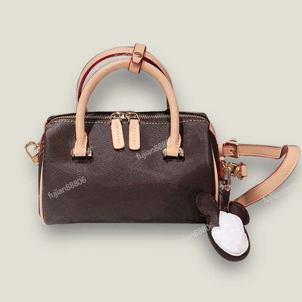 

classic fashion shoulder leather bag 24cm crossbody bags for women handbags purses shopping come with pendant