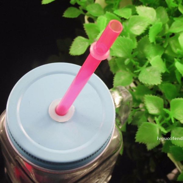 

eco-friendly 25 pcs /lot 23 cm length 7mm dia hard reusable bar and party plastic drinking straws /pure color straws for marson jar