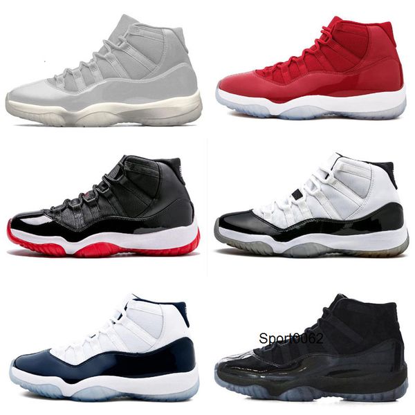 

высокий 45 jumpman 11 xi 11s cap и платье prm наследницы g red chicago платина оттенок space джема женщина мужчины дети баскетбол обувь спор, Black