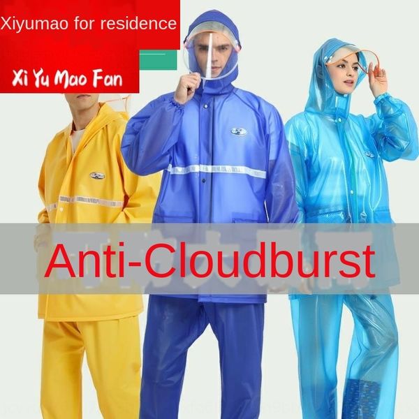 

xw8l4 watercoat single waterproof ultra-thin suit whole body water single ride jiangsu riding raincoat waterproof ultra-small fr, Red;brown