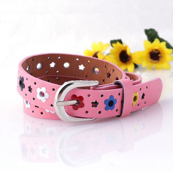 

women's pin butterflybutterfly butterflynew children's belt korean style flower butterfly hollow children's casual pin buckle, Black