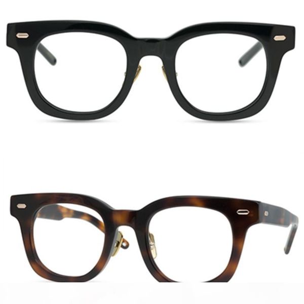 

men optical glasses frames brand women spectacle frames oliver goldsmith style acetate frame pure titanium nose pad myopia eyeglasses, Silver