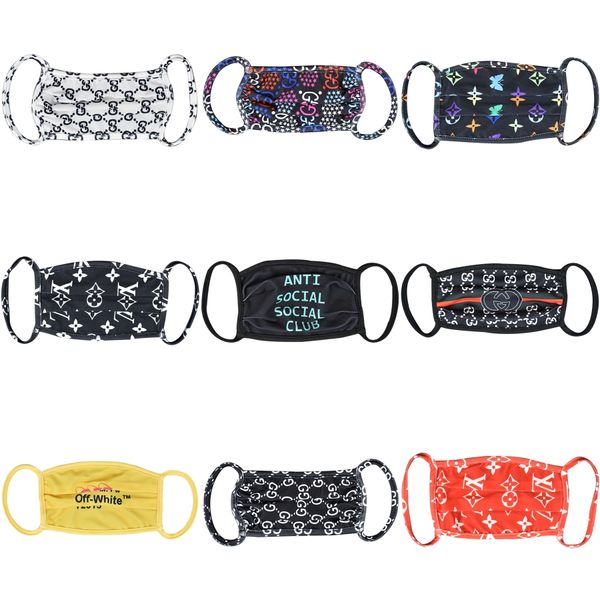 

50pcs s мультфильм маски для лица с клапаном фильтр моющийся многоразовый дышащий хлопок пыле защитные маски конструктор 002 # 436, Blue;pink