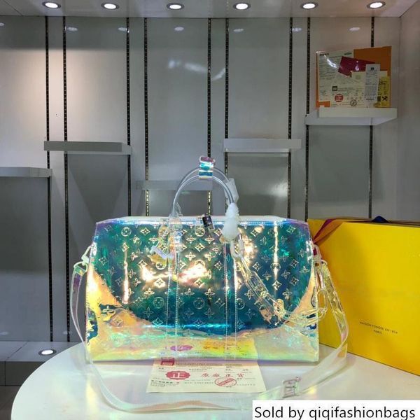 

luis keepall 50 virgilablo bandouliere bag m53271 ss19 prism monogram size:50.0 29.0 x 23.0cm size 0